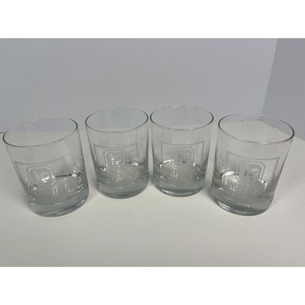 Vintage Imperial Palace Las Vegas Rocks Glasses Set of 4 Original Box Casino